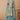 Eugeniya Belousova Chinon Fabric Captivating Cyan Color Palazzo Suit