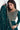 Eugeniya Belousova Chinon Fabric Luminous Readymade Gown With Dupata In Teal Color