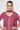 Eugeniya Belousova Pink Color Glittering Chinon Fabric Palazzo Suit