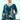 Engaging Teal Color Chinon Fabric Embroidered Palazzo Suit