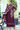 Chinon Fabric Wine Color Embroidered Winsome Palazzo Suit