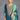 Printed Teal Color Fabulous Chinon Palazzo Suit