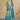Sky Blue Color Chinon Fabric Bandhani Printed Classic Palazzo Suit