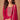 Silk Fabric Trendy Long Gown With Dupatta In Rani Color