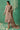 Pure Organza Fabric Straight Cut Salwar Kameez In Peach Color
