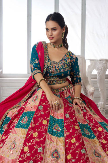 Wedding Special Teal Designer Lehenga Choli