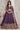 Heavy Sequins Embroidery Luxury Purple Sangeet Lehenga Choli