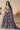 Sequins Work Designs Satin Silk Fabric Purple Lehenga Choli