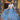 Weaving Work Sky Blue Art Silk Readymade Skirt With Crop Top