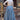 Weaving Work Sky Blue Art Silk Readymade Skirt With Crop Top