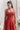 Digital Print Organza Red Skirt With Readymade Corset Top