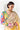 Organza Silk Yellow Lace Work Saree