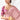 Designer Lace Work Pink Organza Silk Saree With Printed Blouse