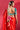 Emerald Red Art Silk Saree With Embroidered Blouse