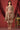 Organza Brown Straight Cut Suit With Dupatta