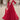 Red Readymade Anarkali Style Gown With Dupatta
