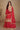 Red Festive Wear Chinon Embroidered Readymade Palazzo Suit