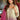 Chinon Fabric Pink Embroidered Sangeet Wear Readymade Palazzo Suit