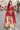 Fancy Embroidered Chinon Readymade Palazzo Dress In Red Color