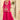 Chinon Silk Fabric Pink Color Stylish Look Readymade Palazzo Suit