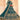 Traditional Teal Net Floor Length Anarkali Suit For Festive Wear