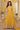 Yellow Elegant Viscose Silk Function Wear Readymade Anarkali Dress