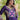 Royal Purple Cotton Festive Wear Readymade Gown