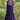 Royal Purple Cotton Festive Wear Readymade Gown