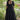 Designer Black Cotton Festive Wear Readymade Anarkali Gown