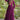 Magenta Ethnic Gamthi Embroidered Floor Length Anarkali Gown