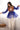 Traditional Blue Embroidered Faux Georgette Readymade Navratri Kediya