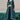 Designer Teal Function Wear Palazzo With Long Jacket