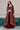 Maroon Premium Embroidered Function Wear Palazzo Suit With Jacket