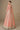 Designer Peach Chinon Silk Floor Touch Readymade Gown With Dupatta