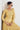 Vartika Singh Sangeet Function Silk Fabric Anarkali Suit in Yellow Color