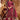 Printed Rani Color Salwar Kameez In Fancy Fabric