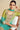 Cyan Embroidered Chinon Bandhani Print Readymade Suit