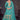 Chinon Fabric Embroidered Cyan Color Sharara Top Lehenga For Function