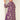 Purple Chinon Silk Embroidered Indo Western Palazzo Suit With Jacket