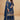 Attractive Blue Chinon Silk Embroidered Sharara Style Palazzo Suit