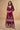 Magenta Chinon Silk Embroidered Sharara Style Palazzo Salwar Kameez