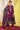 Printed Work Wine Color Inventive Salwar Suit In Satin Fabric
