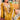 Entrancing Chinon Fabric Readymade Salwar Suit In Mustard Color