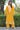 Mustard Color Rayon Fabric Riveting Readymade Kurti Bottom Set