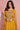 Yellow Color Glorious Readymade Gown With Dupatta In Chinon Silk Fabric