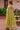 Olive Embroidery Work Readymade Long Top And Skirt