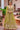 Olive Embroidery Work Readymade Long Top And Skirt