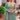 Chinon Sky Blue Party Wear Readymade Long Top And Skirt