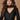 Embroidered Georgette Black Readymade Anarkali Suit