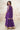Chinon Silk Embroidered Readymade Palazzo Dress In Purple Color